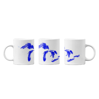 Great Lakes Watercolor Mug